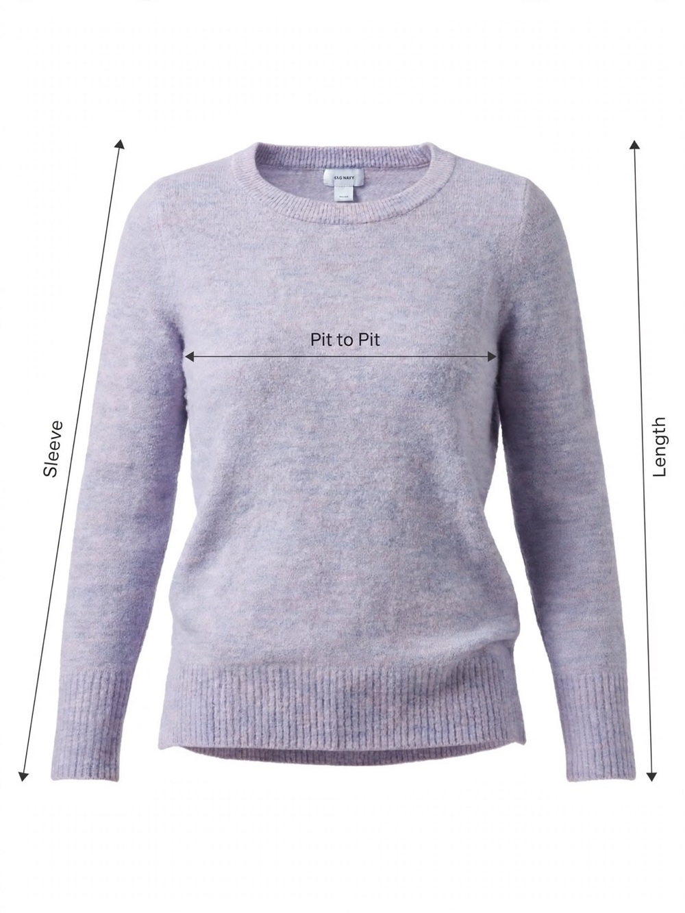 Old Navy Lavender Crewneck Sweater - Picture 3 of 7